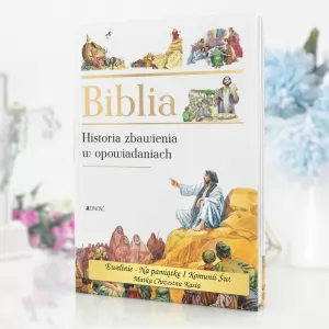 biblia z grawerem na I komunię świętą