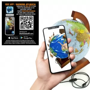 globus z aplikacją na telefon